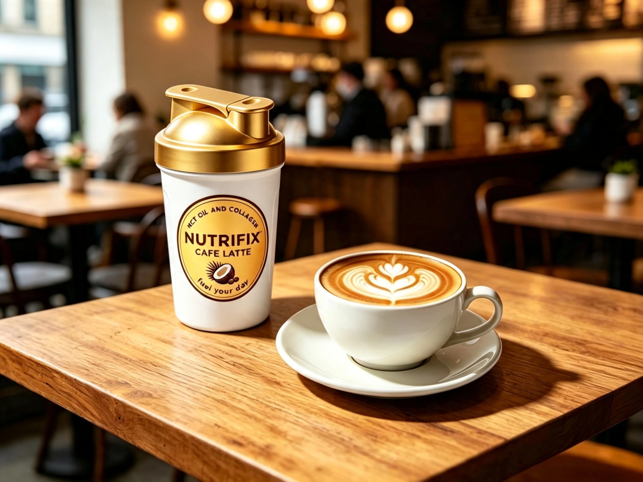 Nutrifix Complete Café Latte — 900g pouch, 30 servings
